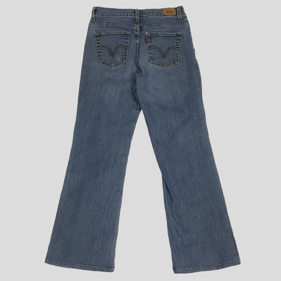 Levis 512 Perfectly Slimming Bootcut Jeans Women's 6 Short - Hemmed - Picture 4 of 13